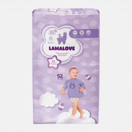 Подгузники-трусики детские XL 15-30кг Lamalove 52шт
