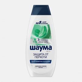Шампунь-бальзам Защита от перхоти 2в1 Шаума Men 360мл