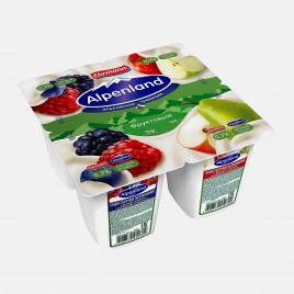 Продукт йогуртный Alpenland Лесная ягода яблоко груша 0.3% 95г