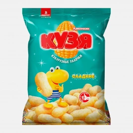 Палочки кукурузные Кузя Лакомкин сладкие 140г