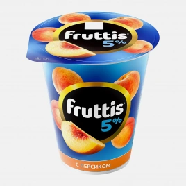 Продукт йогуртный Fruttis с персиком 5% 290г
