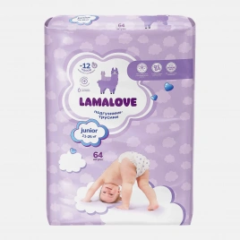 Подгузники-трусики детские Junior 11-25кг Lamalove 64шт