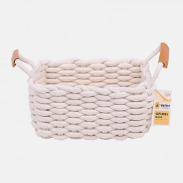 Корзинка для хранения вязаная 24*16*12см Wellfort