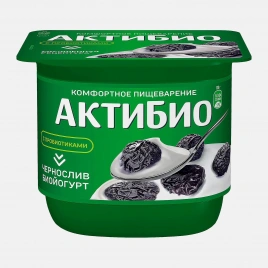 Биойогурт Актибио Чернослив 2.9% 130г