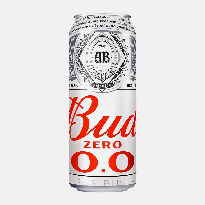 Светлое пиво фильтрованное безалкогольное Bud 450мл фото 1