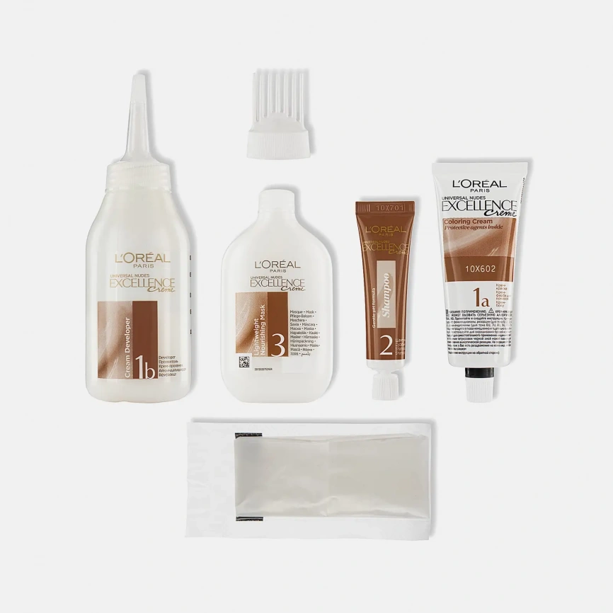 Крем-краска для волос L’Oreal Paris Excellence Creme Универсальные нюдовые оттенки без аммиака 7U Универсальный русый фото 2