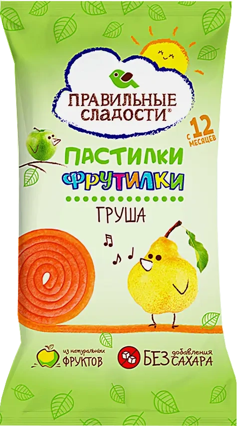 Пастилки со вкусом груша Правильные Сладости 15г фото 1