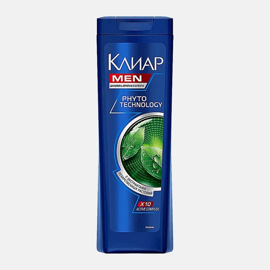 Шампунь для волос против перхоти Клиар Men Phytotechnology 400мл фото 1