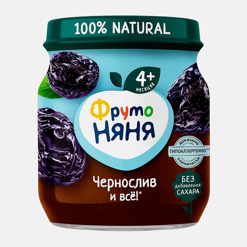 Пюре из чернослива с 4 месяцев Фрутоняня 100г фото 1