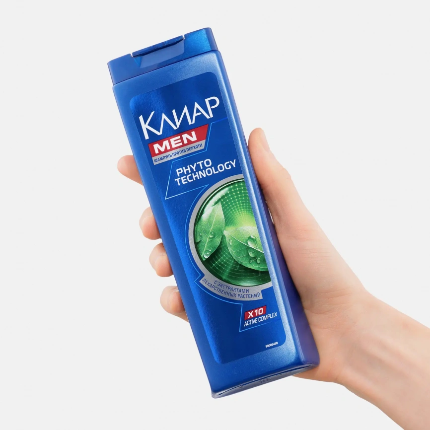 Шампунь для волос против перхоти Клиар Men Phytotechnology 400мл фото 2