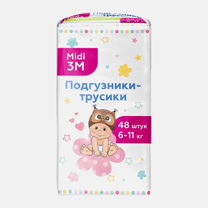 Подгузники-трусики Midi Моя цена 6-11кг 48шт фото 1