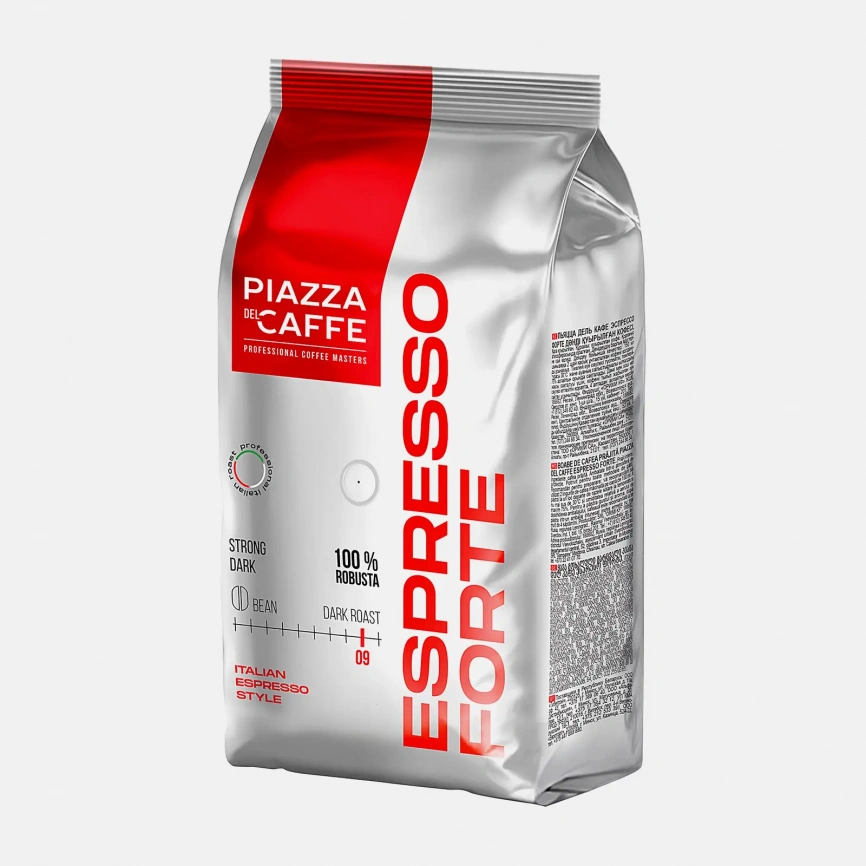 Кофе в зёрнах Piazza del caffe Espresso Forte 900г фото 3